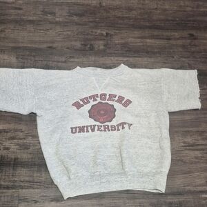 Rutgers University Gray Crewneck Sweatshirt